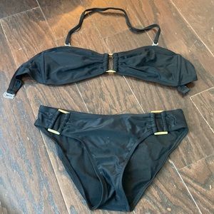 Black Bikini Set Size M